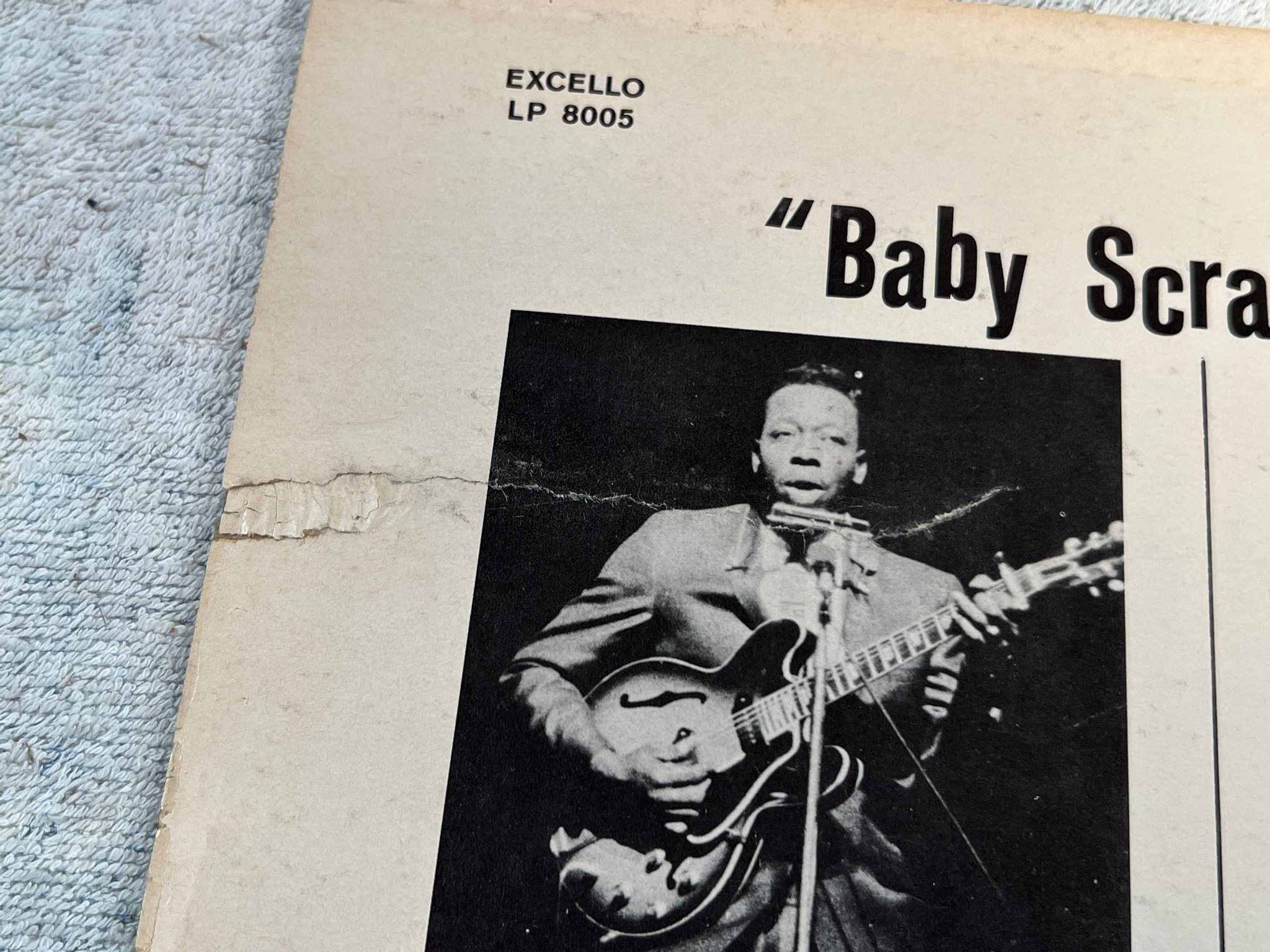 Omslagsbild för skivan SLIM HARPO baby scratch my back LP -66 US EXCELLO LP-8005 rare original 