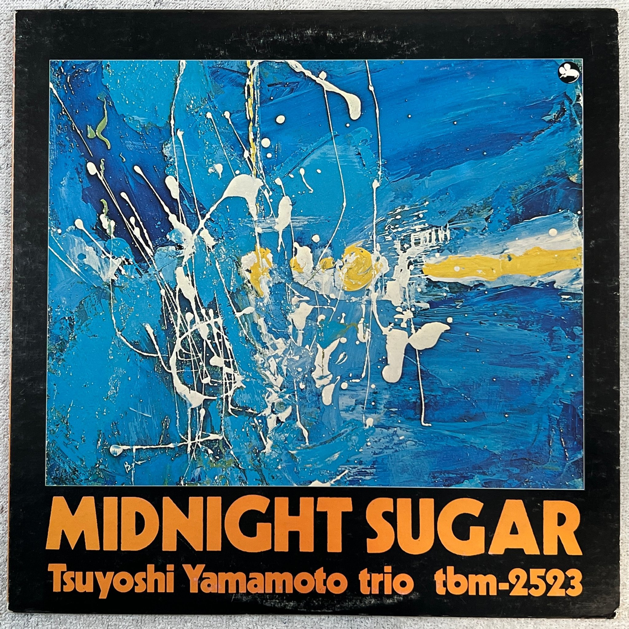 Omslagsbild för skivan TSUYOSHI YAMAMOTO TRIO midnight sugar LP -74 Japan THREE BLIND MICE TBM-23