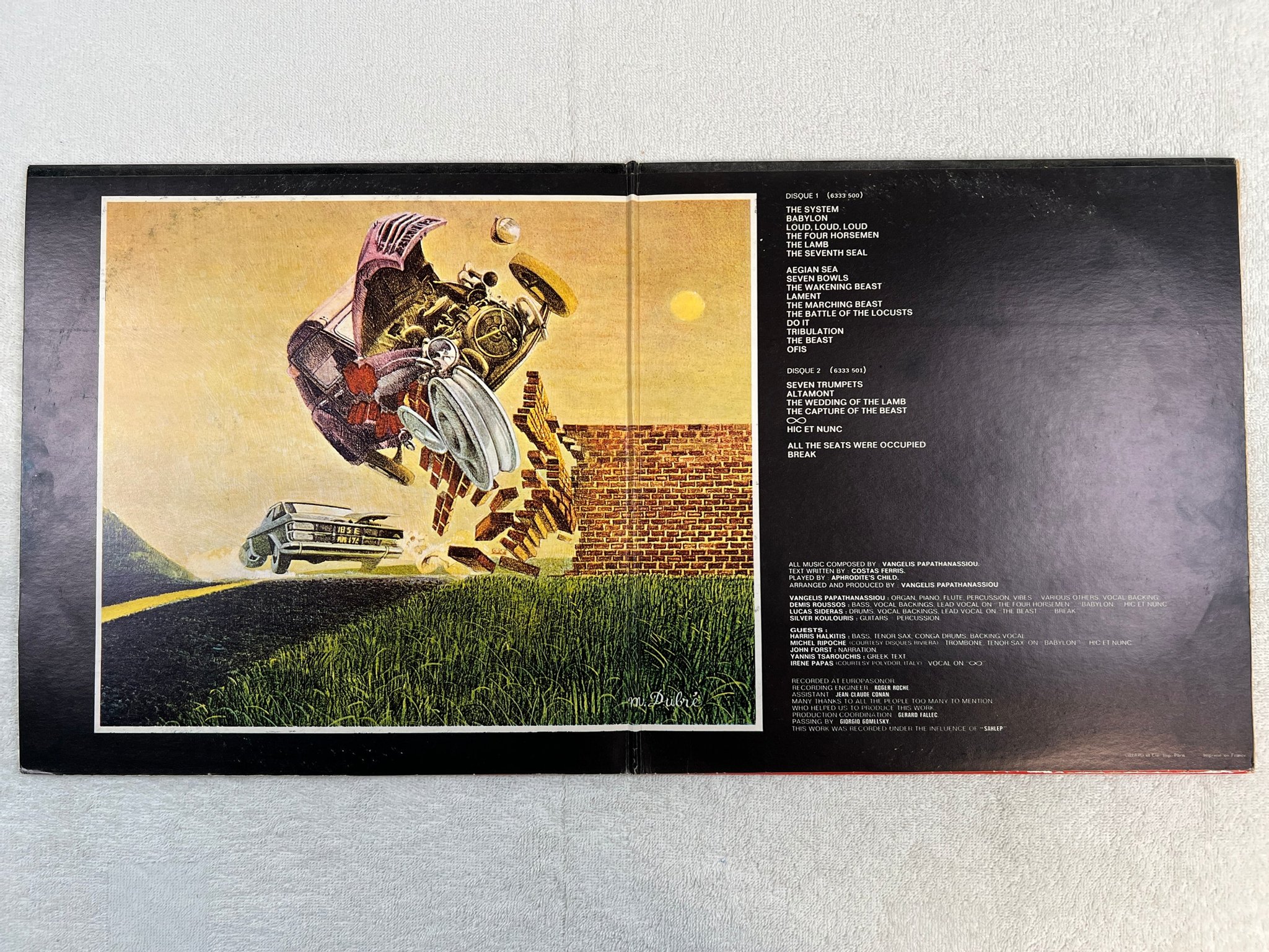 Omslagsbild för skivan APHRODITE'S CHILD 666 2xLP re Fra VERTIGO 6333501