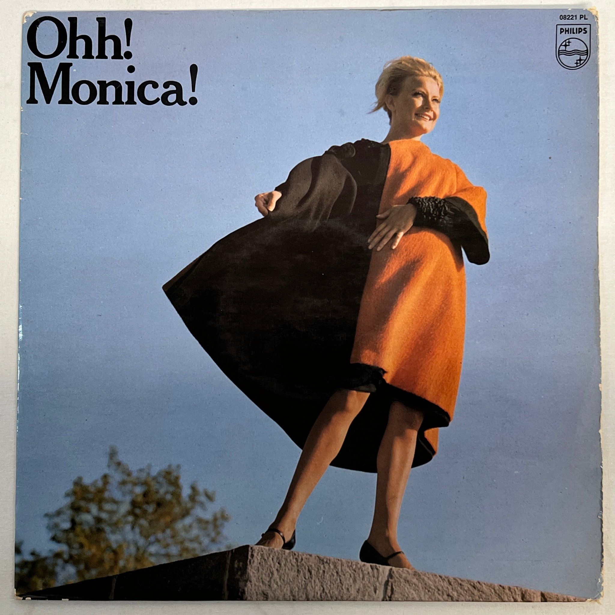 Omslagsbild för skivan MONICA ZETTERLUND Ohh! Monica! LP -64 Swe PHILIPS 08221 PL ** rare **
