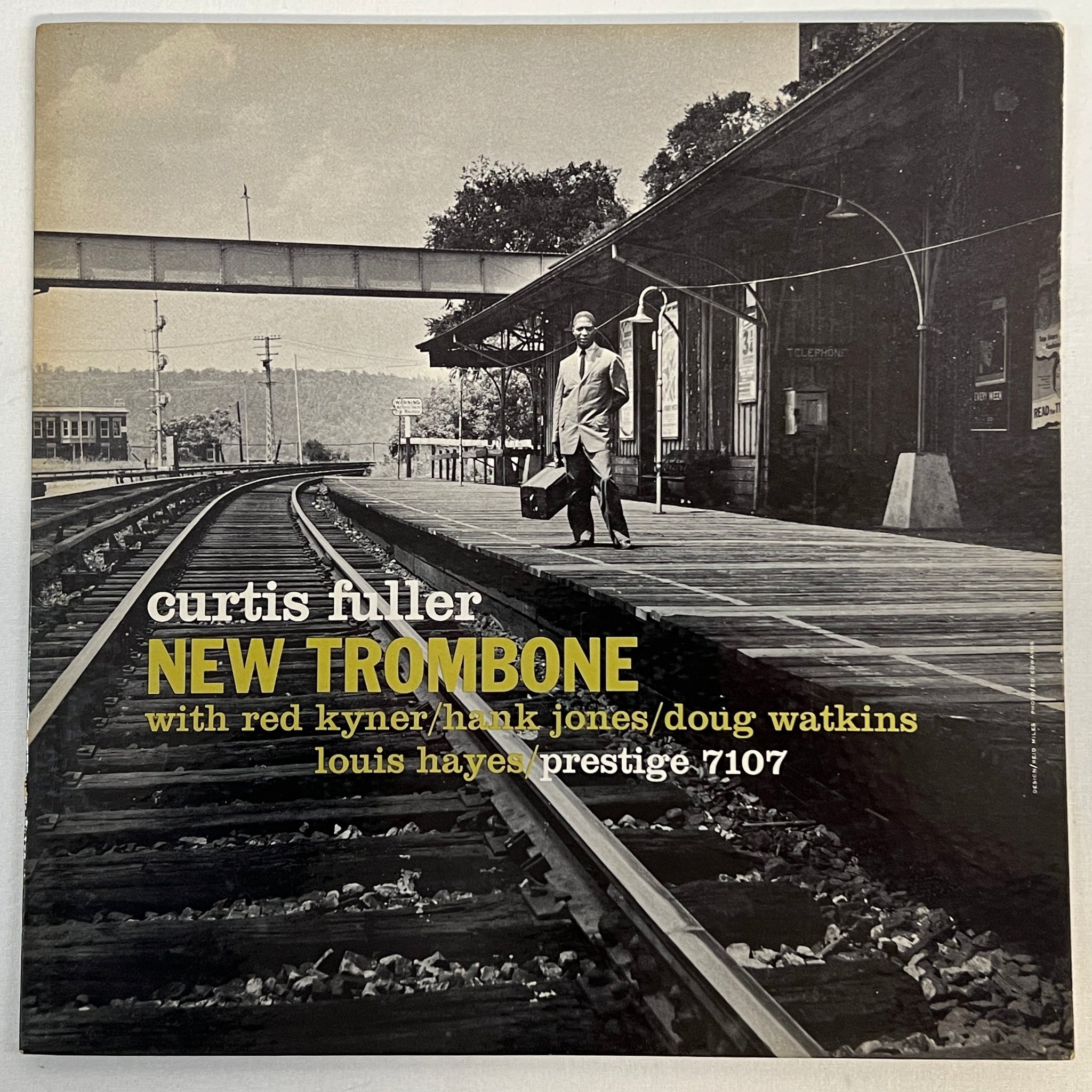 Omslagsbild för skivan CURTIS FULLER new trombone LP -57 US PRESTIGE PRLP 7107 orig press ** RARE **
