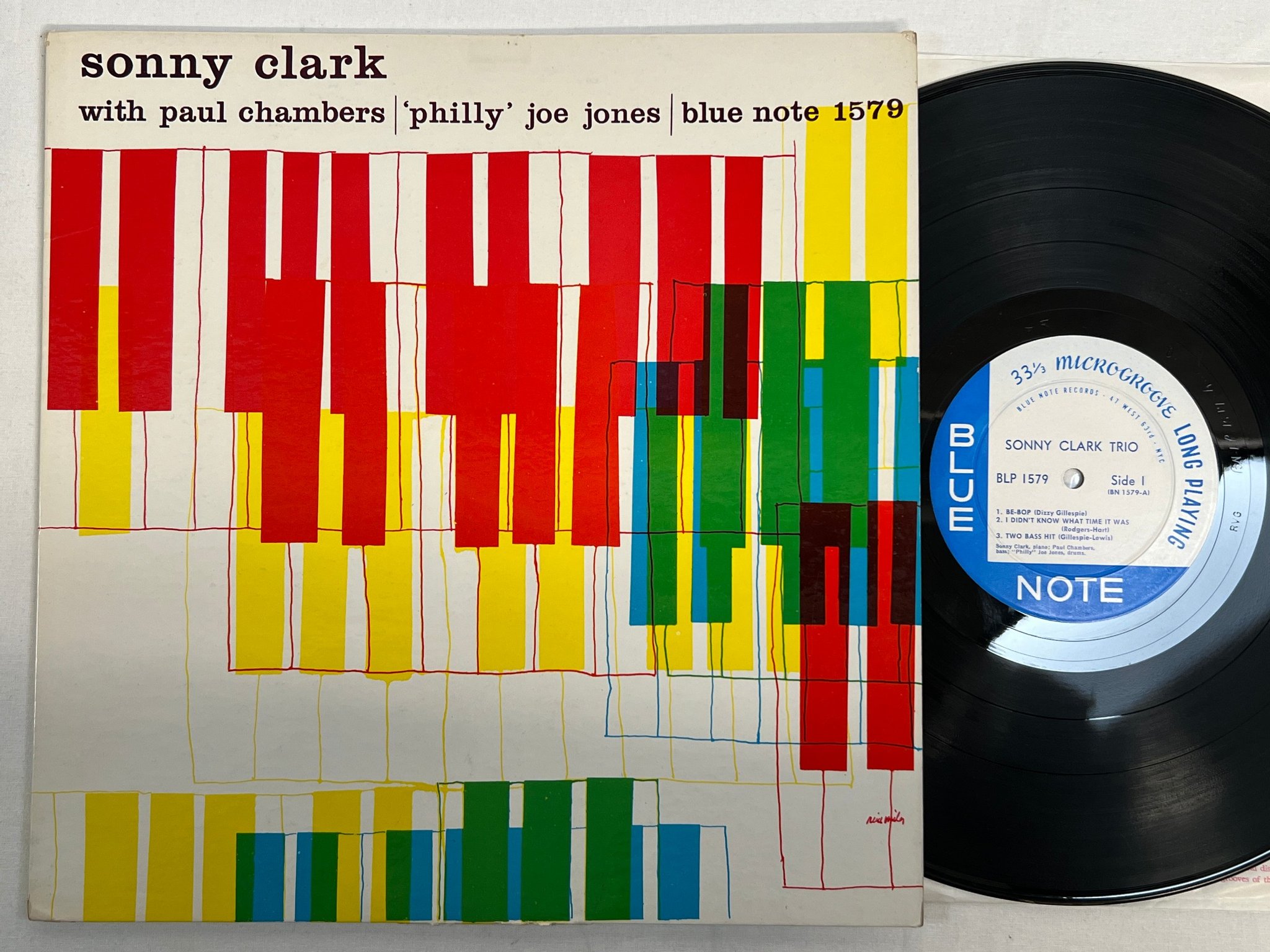 Omslagsbild för skivan SONNY CLARK TRIO s/t LP -58 US BLUE NOTE BLP 1579 ***** mega rare ***** 