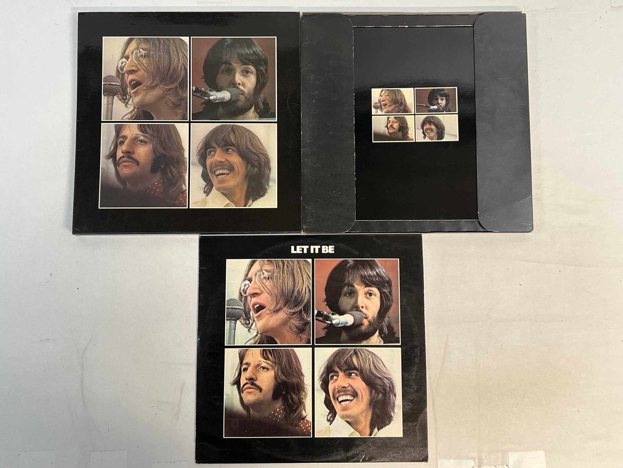 Omslagsbild för skivan THE BEATLES let it be LP -70 UK APPLE PXS 1 *** rare box edition ***