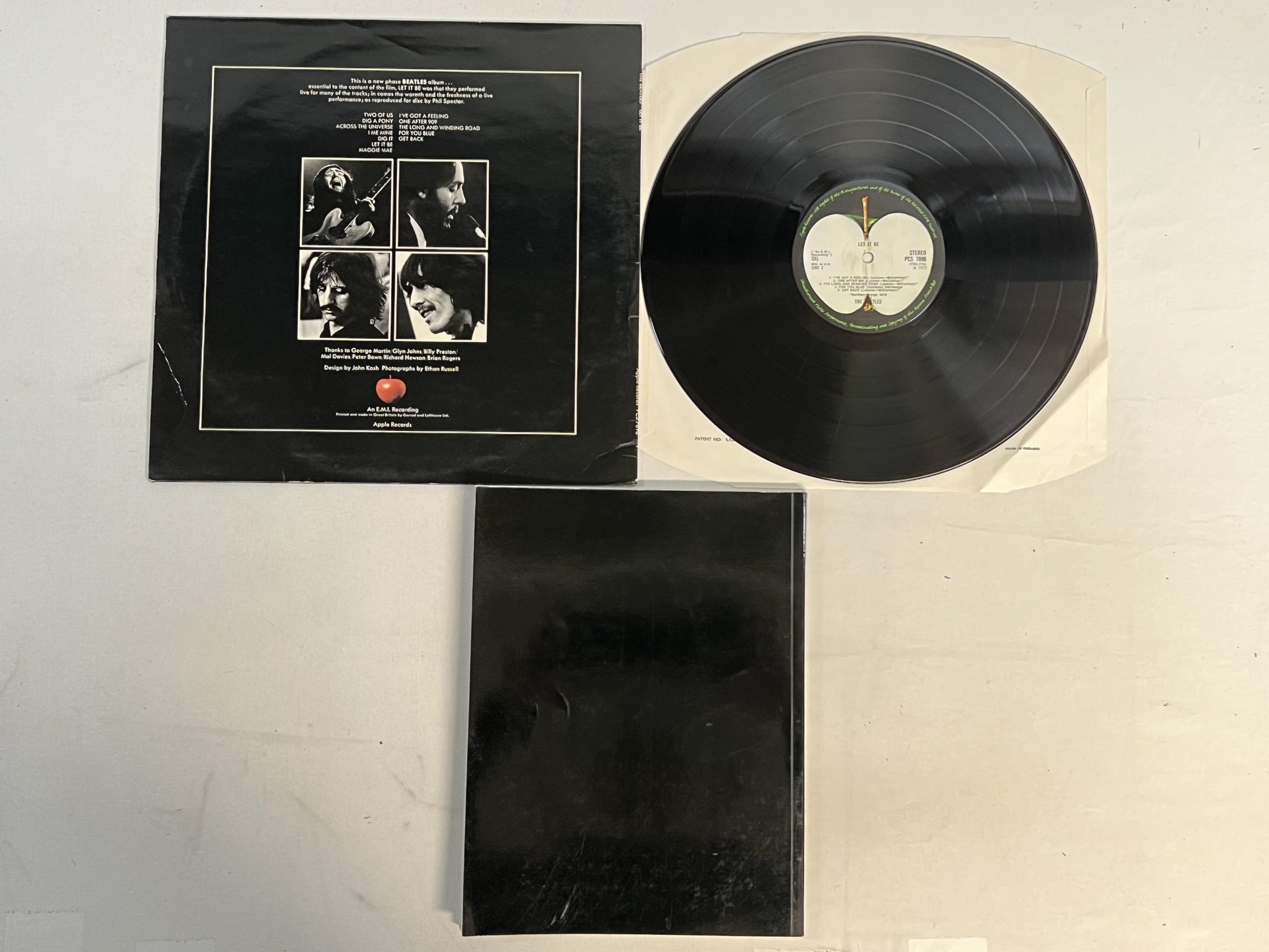 Omslagsbild för skivan THE BEATLES let it be LP -70 UK APPLE PXS 1 *** rare box edition ***