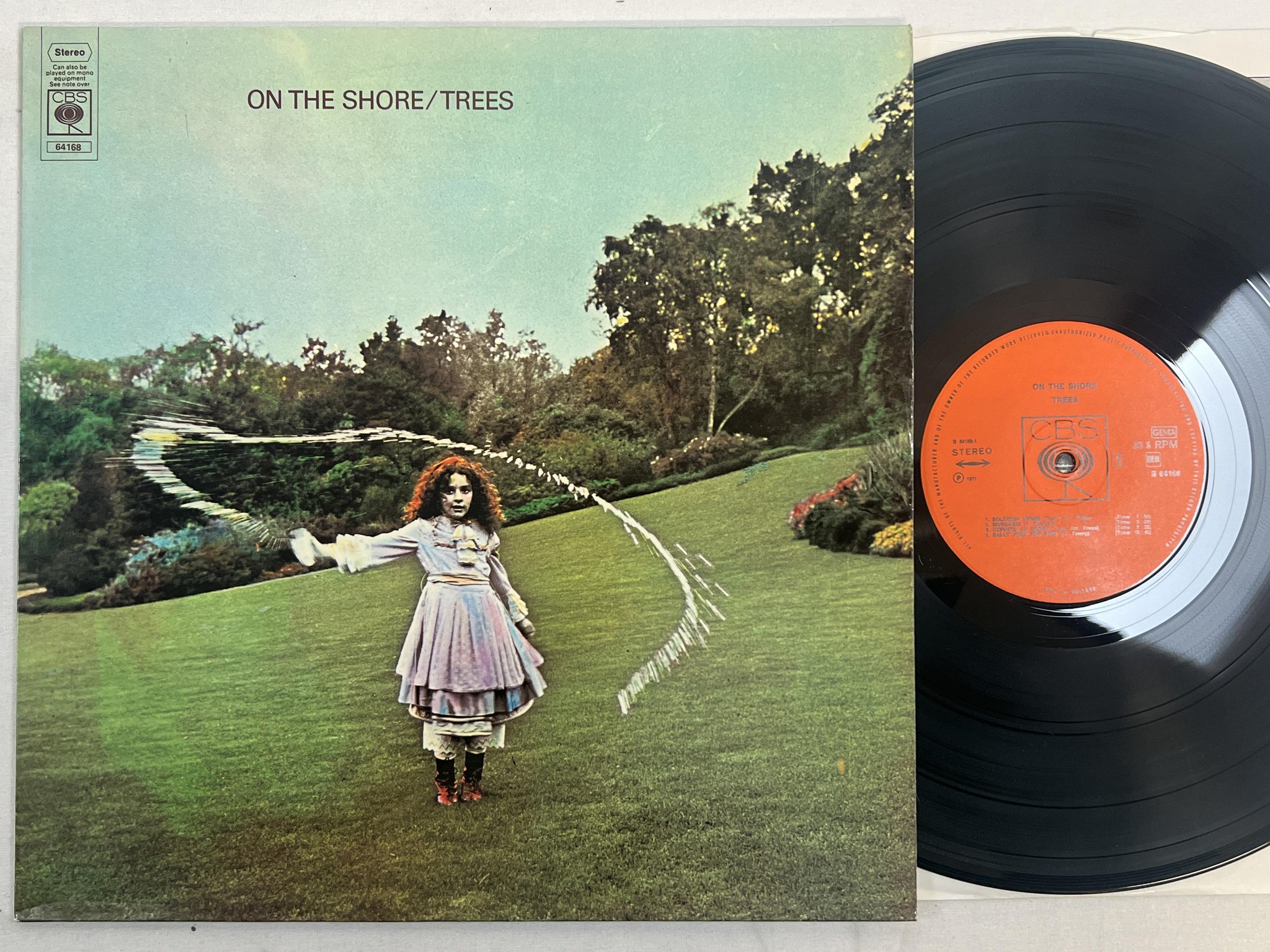 Omslagsbild för skivan TREES on the shore LP -71 Hol CBS S 64168 *** RARE FOLK ROCK ***