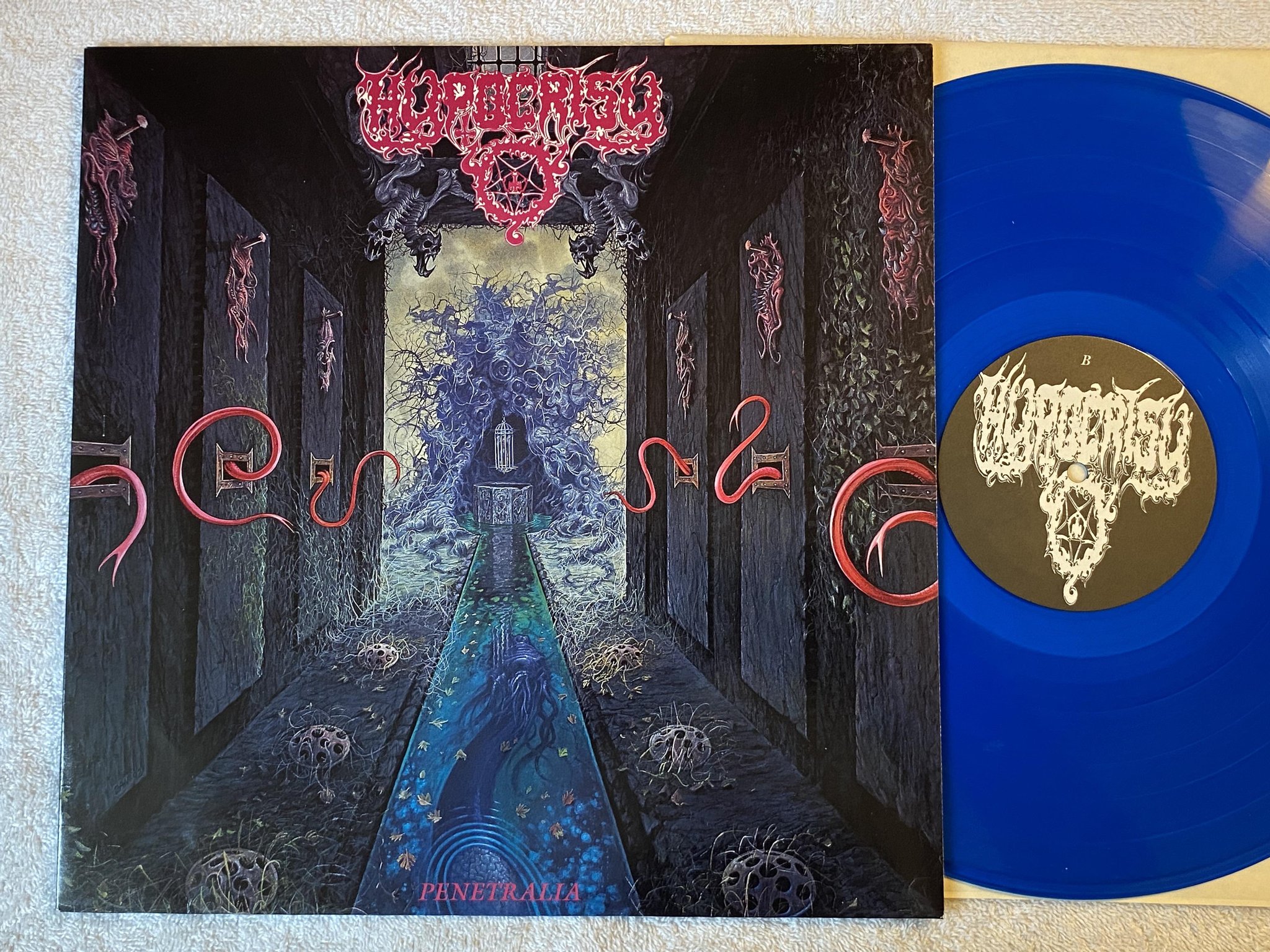 Omslagsbild för skivan HYPOCRISY Penetralia LP -92 Ger NUCLEAR BLAST NB 067 *** ULTRA RARE ***