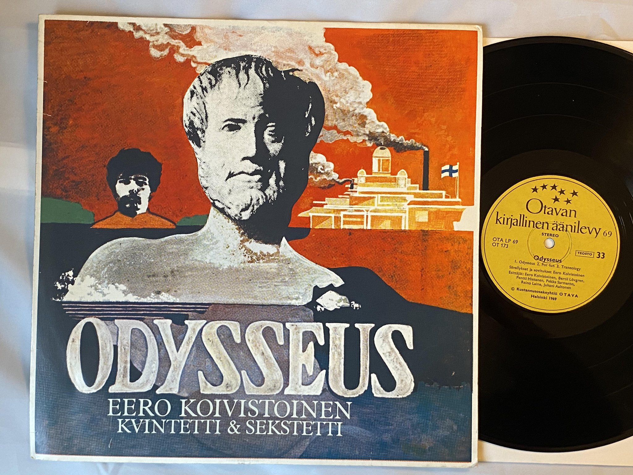 Omslagsbild för skivan EERO KOIVISTOINEN odyssey LP -69 Finland OTAVAN OTA LP 69 *** MONSTER RARE ***