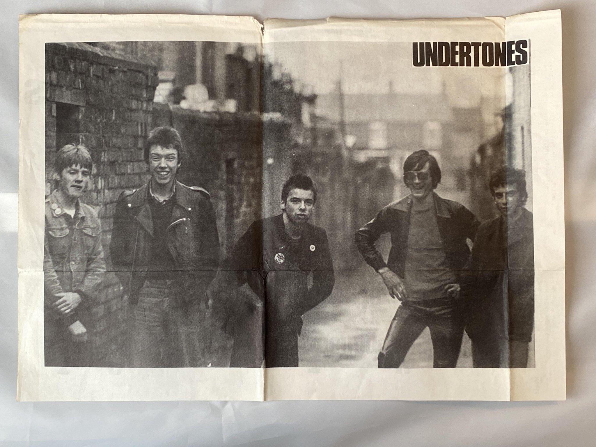 Omslagsbild för skivan THE UNDERTONES teenage kicks 7" -78 UK good vibrations GOT 4 *** RARE PUNK ***