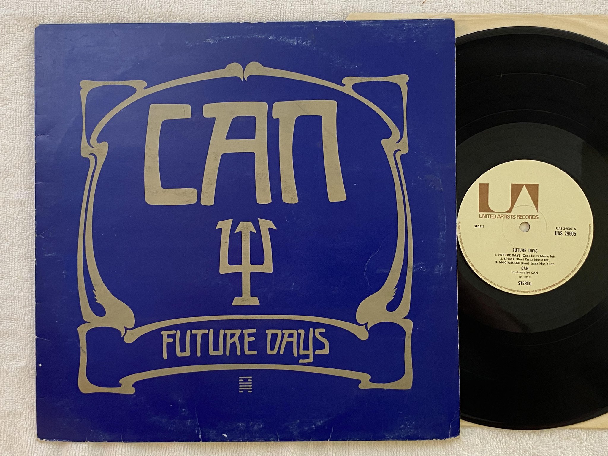 Omslagsbild för skivan CAN future days LP -73 UK UNITED ARTISTS UAS 29505 *** CLASSIC KRAUTROCK ***