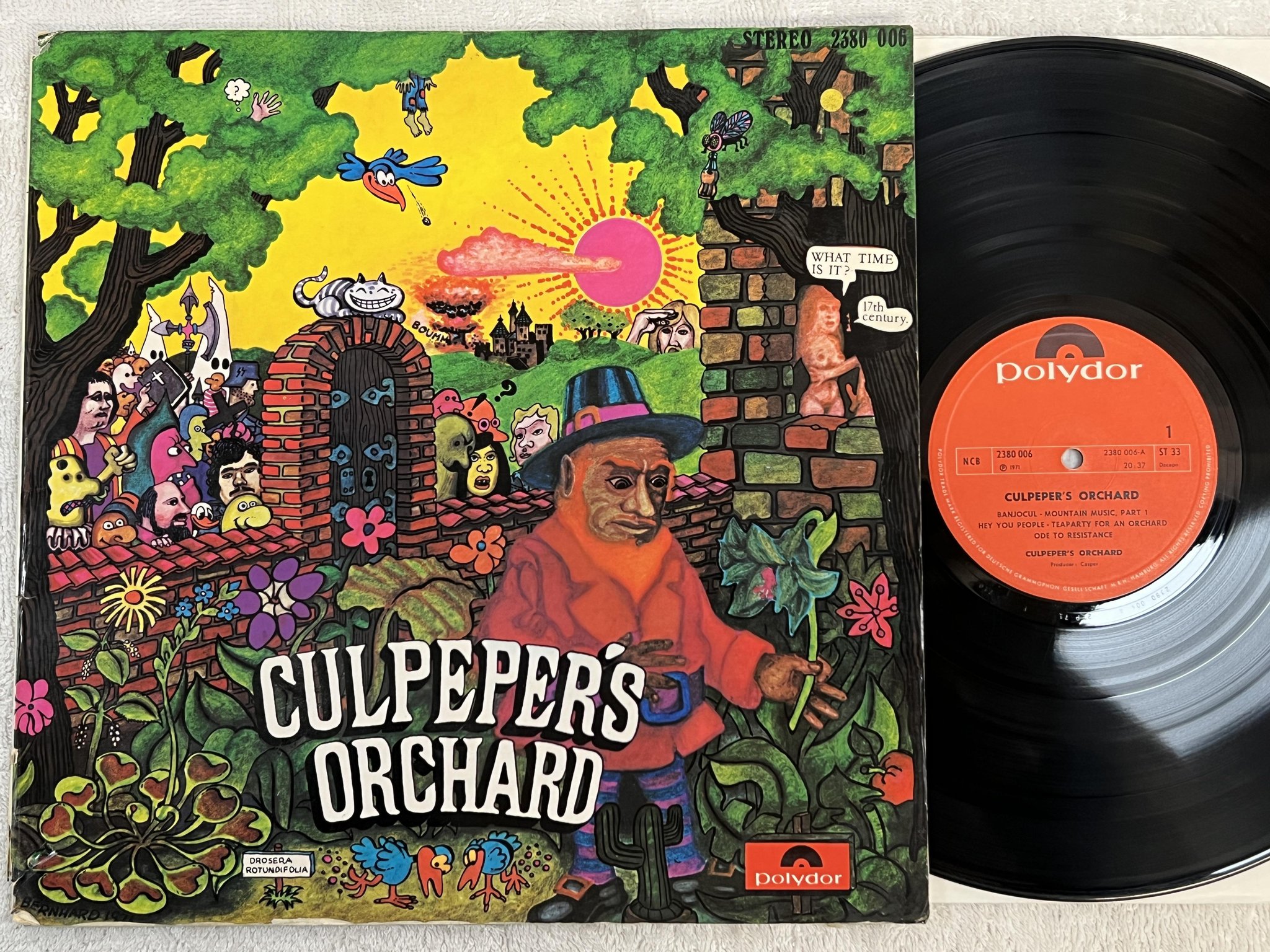 Omslagsbild för skivan CULPEPER'S ORCHARD s/t LP -71 Den POLYDOR 2380 006 ***** R A R E *****