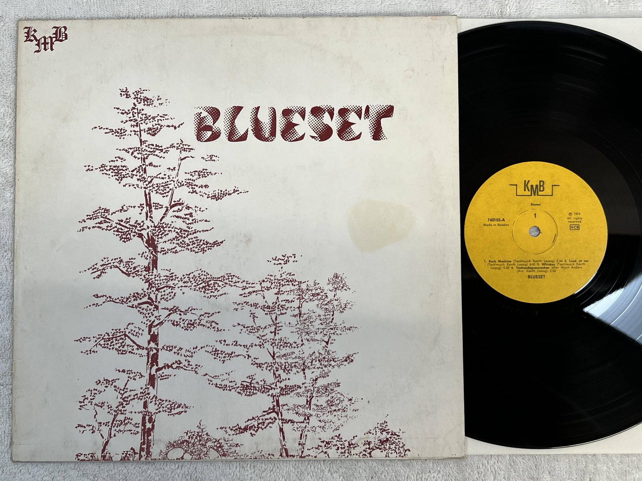 Omslagsbild för skivan BLUESET Rock Machine LP -74 KMB 740103 **** RARE PSYCH ****