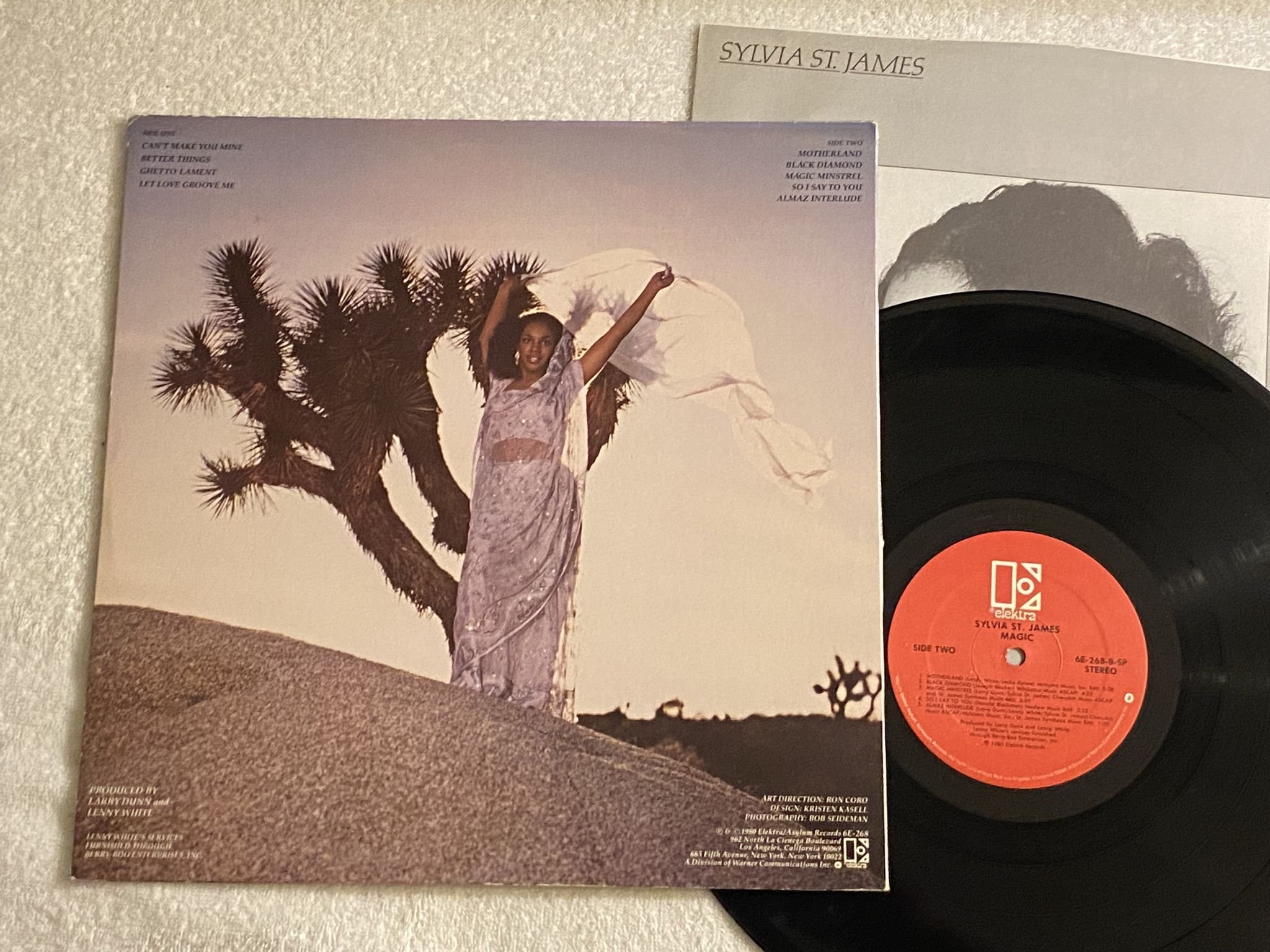 Omslagsbild för skivan SYLVIA ST JAMES Magic LP -80 ELEKTRA 6E-268 *** RARE JAZZ-FUNK ***