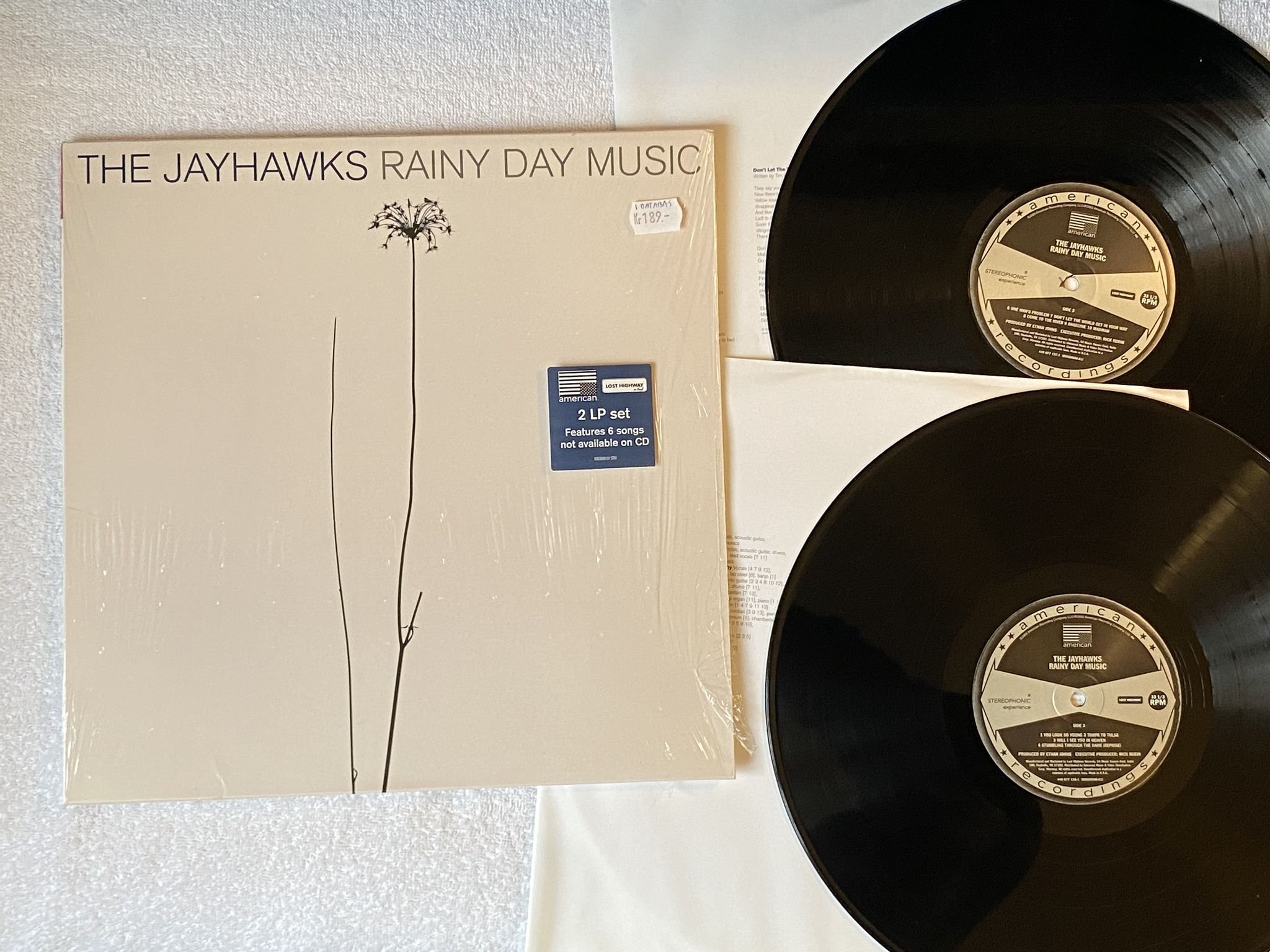 Omslagsbild för skivan THE JAYHAWKS Rainy Day Music 2xLP 2003 US AMERICAN B0000080-01