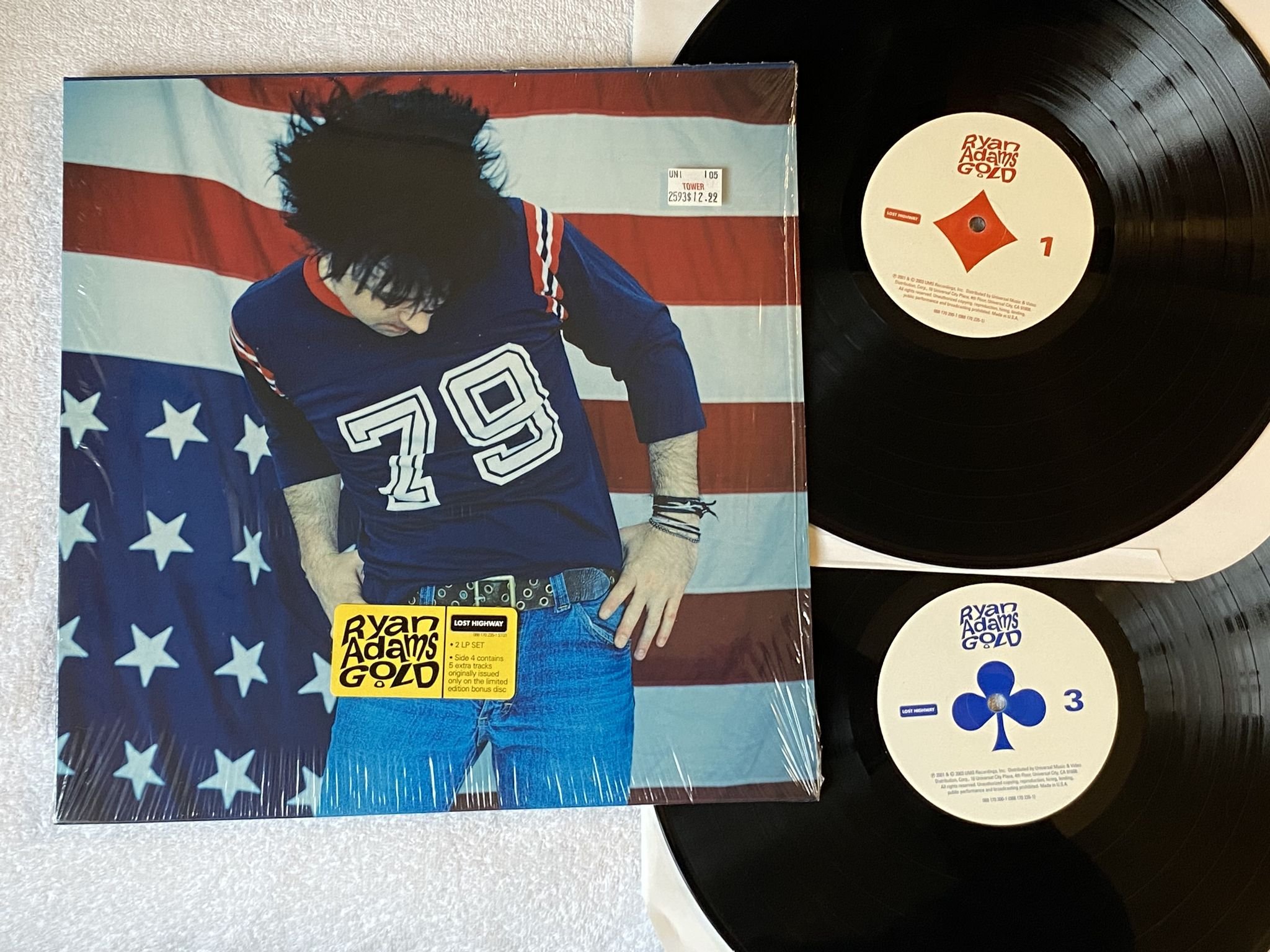 Omslagsbild för skivan RYAN ADAMS gold LP 2002 US LOST HIGHWAY 088 170 235-1