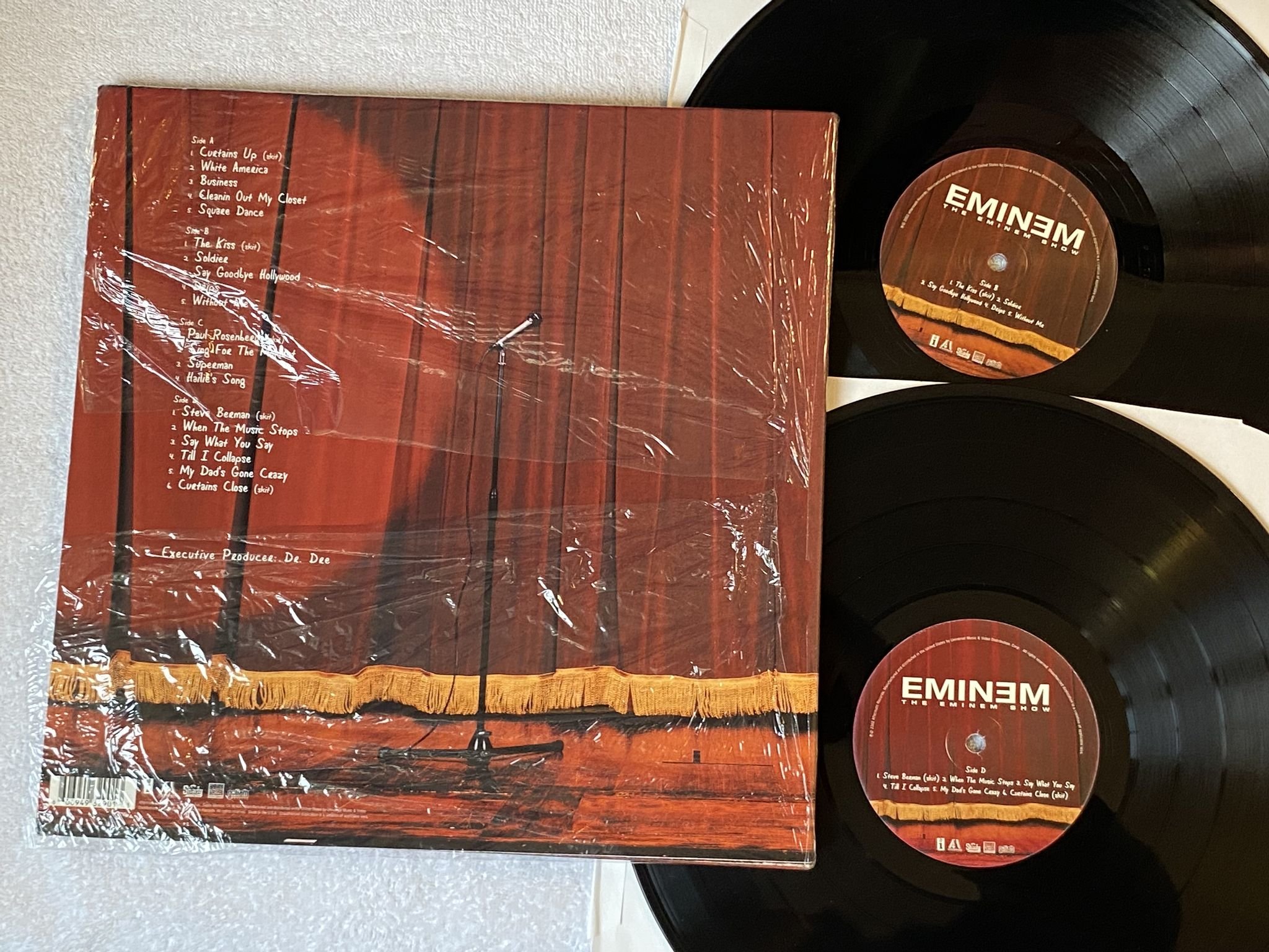 Omslagsbild för skivan EMINEM The Eminem Show 2xLP 2002 US INTERSCOPE 0694932901 *** RARE OG ***