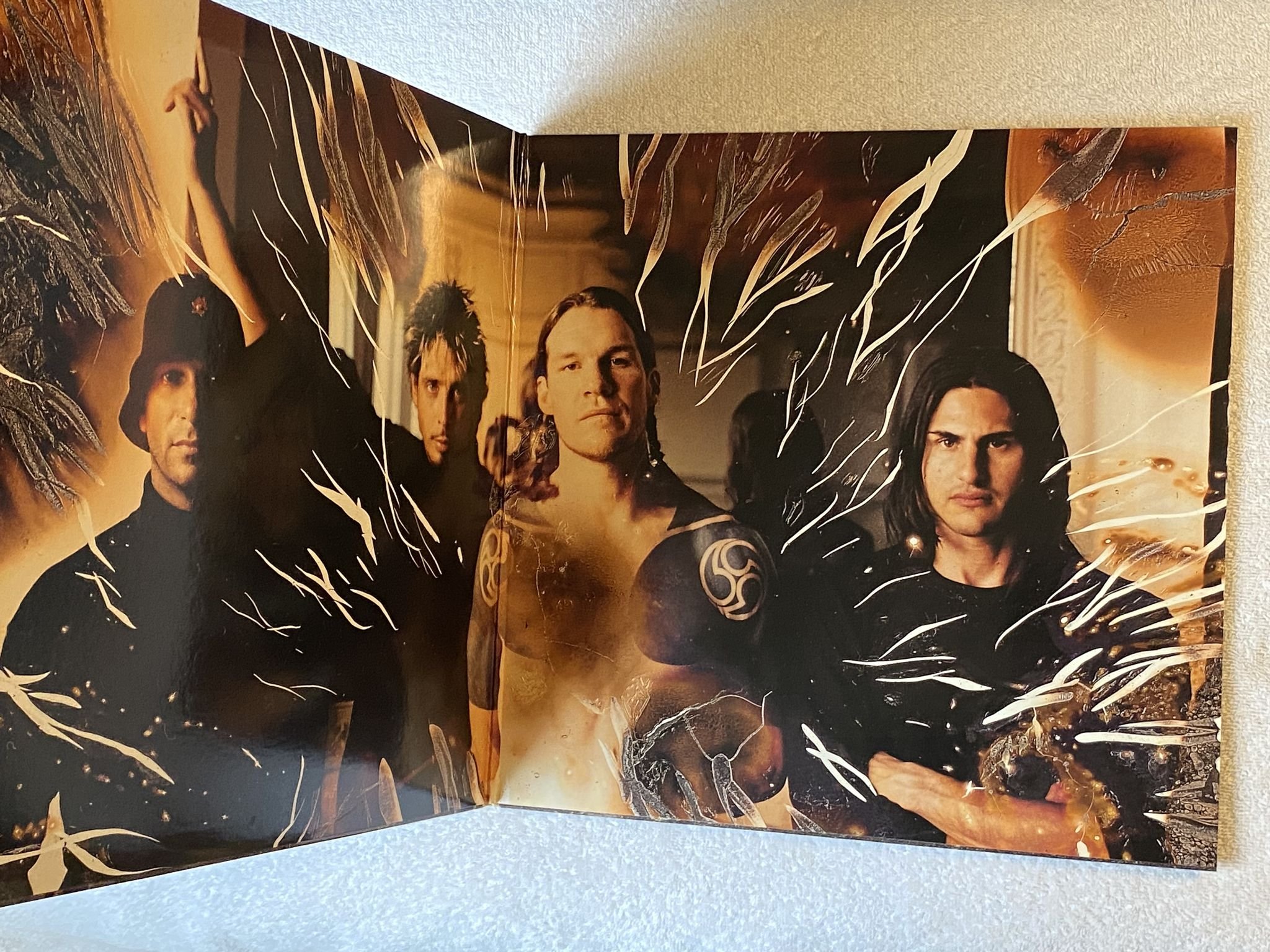 Omslagsbild för skivan AUDIOSLAVE s/t 2xLP 2002 US EPIC E2 86968 *** RARE OG US PRESS ***