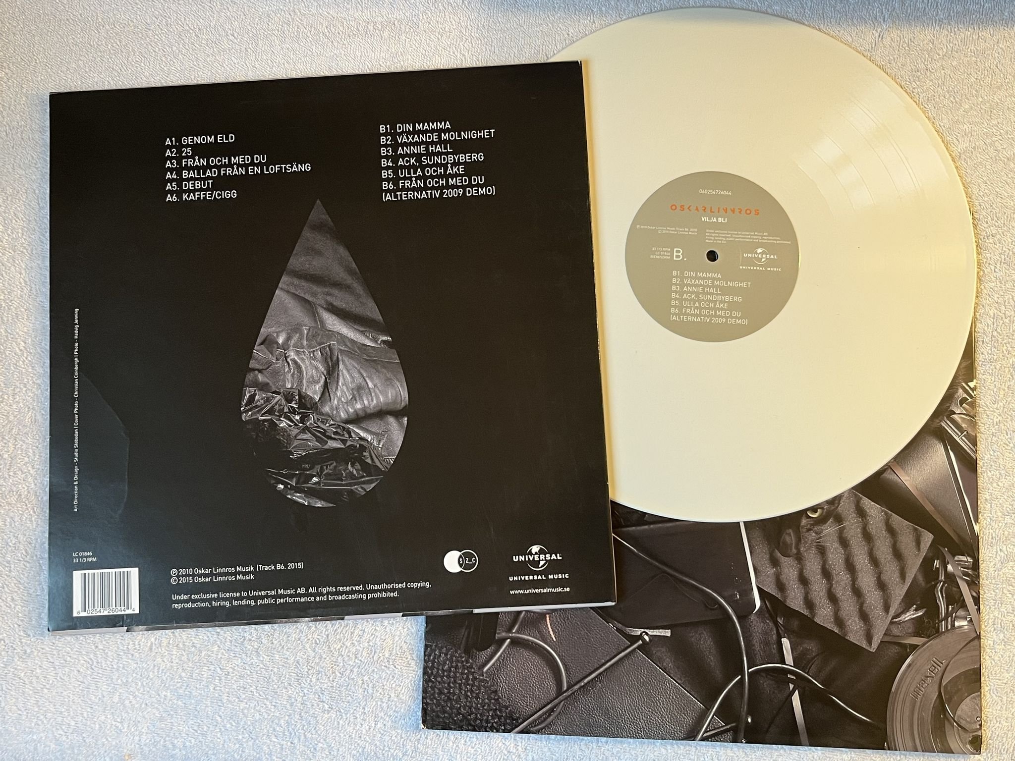 Omslagsbild för skivan OSKAR LINNROS Vilja Bli LP 2015 Swe UNIVERSAL MUSIC *** RARE ****